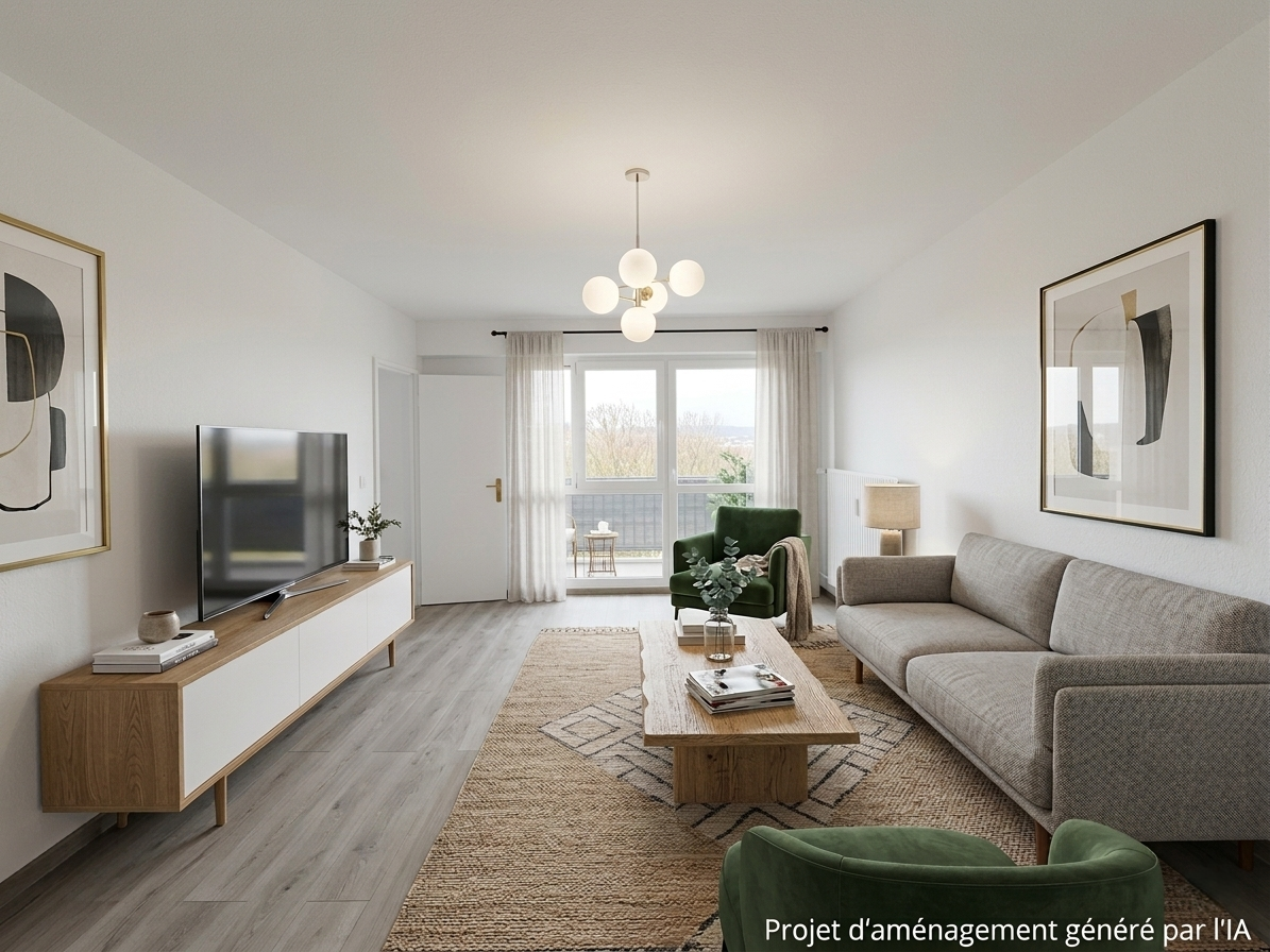 Agence Mosellane Immobilière Appartement - 66.41m² - METZ (57070)  